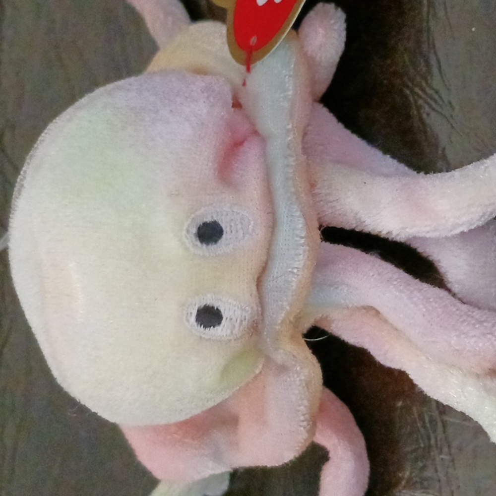 Ty Teenie Beanie Babies 1999 3" "Goochy" the Jellyfish